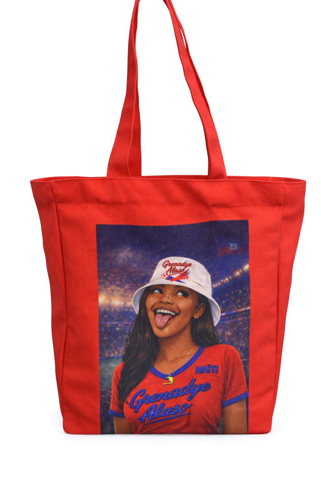 Haitian Pride Canvas Tote Bag
